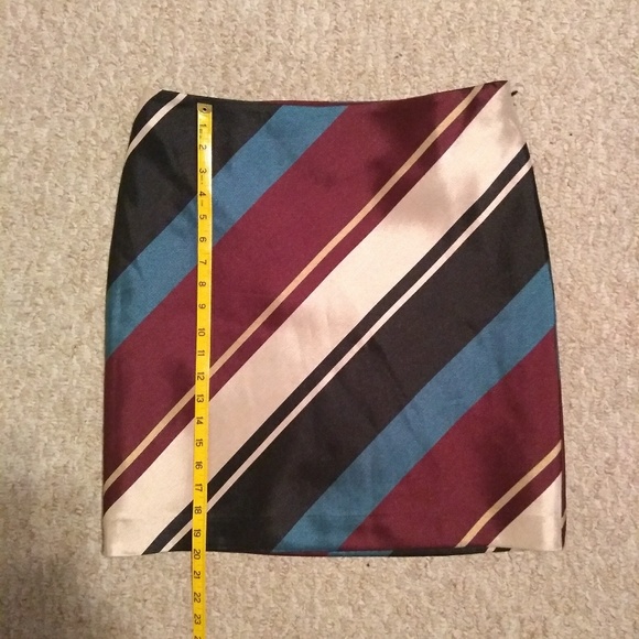 Ann Taylor Wide Stripe Skirt - Picture 4 of 5